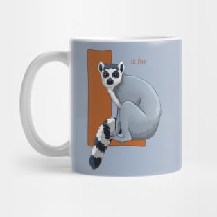 L is for Lemur Mug